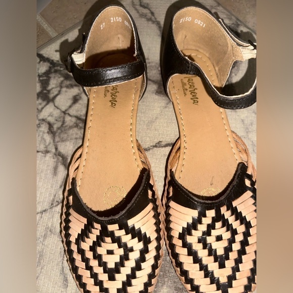 Macarena women’s bohemian woven Mexican Huarache sandal fisherman mex 27 us 10 - Picture 4 of 8